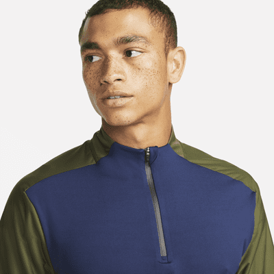 Playera de trail running con medio cierre para hombre Nike Dri-FIT Trail Element