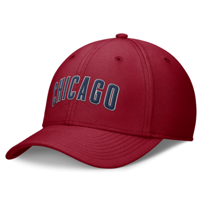 Gorra Nike Dri-FIT de la MLB para hombre Chicago Cubs Evergreen Swoosh