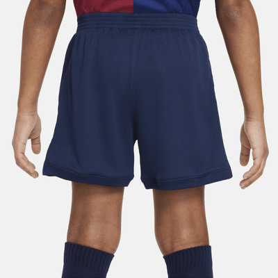 FC Barcelona 2024/25 Stadium (hjemmedrakt) Nike Football Replica draktsett i tre deler til små barn