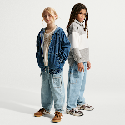 Nike Sportswear Collection Big Kids' Denim Cargo Pants