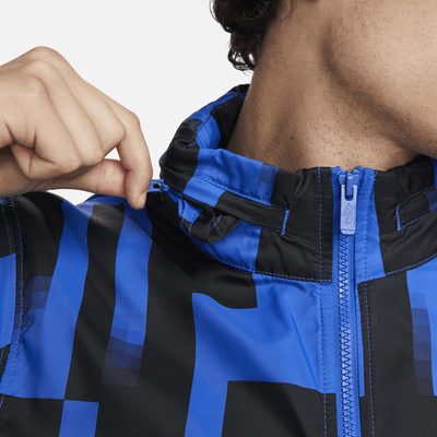 Inter Milan Sport Essential Men's Nike Football Lined Woven Tracksuit ...