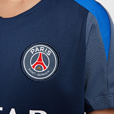 Camisola de futebol de manga curta Nike Dri-FIT Strike Paris Saint-Germain Júnior