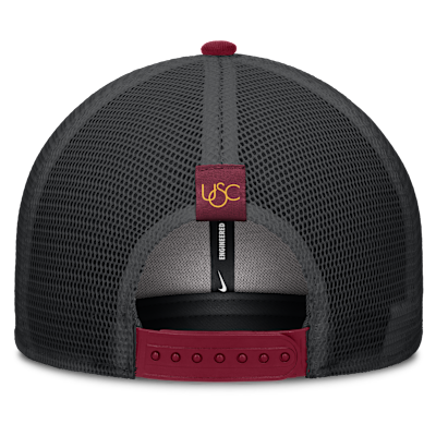 USC Legacy Arch Rise Men's Nike Dri-FIT College Trucker Adjustable Hat