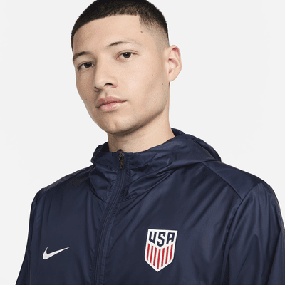 USMNT Academy Pro Men's Nike Soccer Hooded Rain Jacket