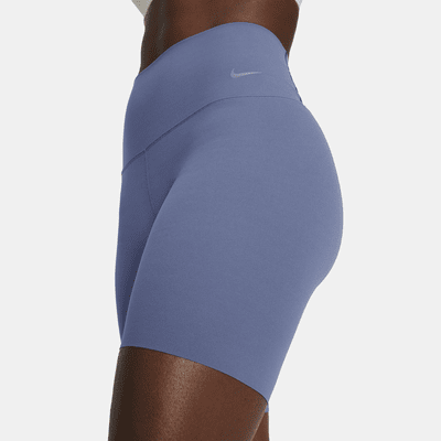 Shorts de ciclista de cintura alta de 20 cm con soporte suave para mujer Nike Zenvy