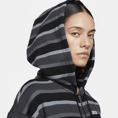 Nike SB fleece skatehoodie met rits over de hele lengte