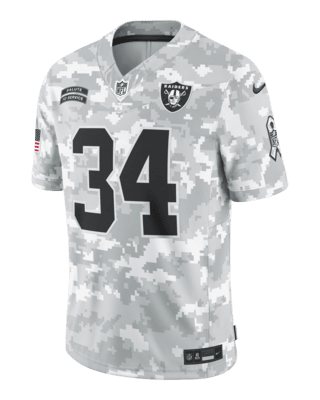 Мужские джерси Bo Jackson Las Vegas Raiders Salute to Service Nike Dri-FIT NFL Limited Jersey