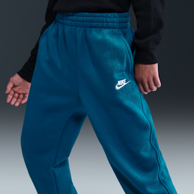 Pants holgados para niños talla grande Nike Sportswear Club Fleece