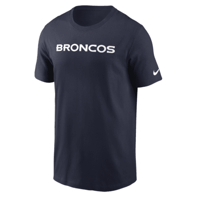 Playera Nike de la NFL para hombre Denver Broncos Primetime Wordmark Essential