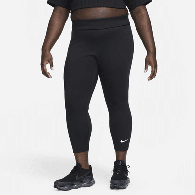 NIKE Women's Plus Size Essential Sweat-Wicking High Rise Leggings