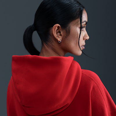 Felpa con cappuccio e zip a tutta lunghezza in fleece Nike Sportswear - Donna