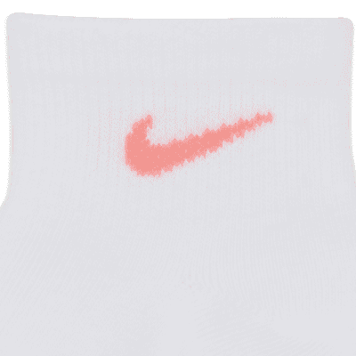 Nike Metallic Swoosh Little Kids' Quarter-Length Socks (6 Pairs)