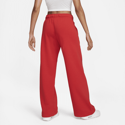 Nike Sportswear Club Fleece Women's Mid-Rise Wide-Leg Sweatpants