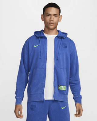 Мужское худи FC Barcelona Club Third Nike Soccer French Terry Full-Zip Hoodie