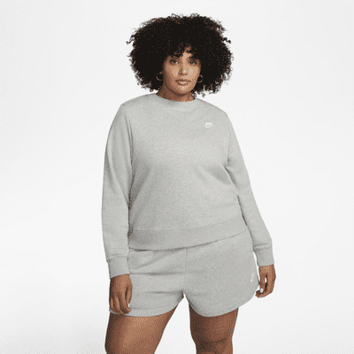 Nike Sportswear Club Fleece Women's Crew-Neck Sweatshirt (Plus Size)