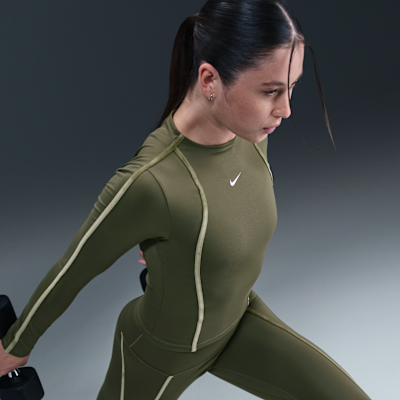 Nike One Fitted Women's Dri-FIT Long-Sleeve Top