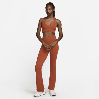 Bra de tela de canalé de baja sujeción sin almohadillas para mujer Nike Sportswear Chill Knit