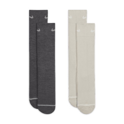 Calze di media lunghezza ammortizzate Nike Everyday Wool (2 paia)