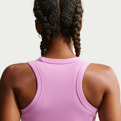 Nike One Fitted Women's Dri-FIT Cropped Tank Top