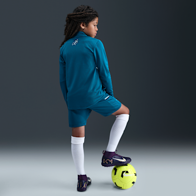 Shorts de fútbol Nike Dri-FIT para niños talla grande Kylian Mbappé Academy