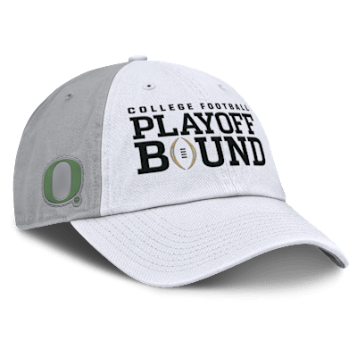 Gorra universitaria Nike ajustable para hombre Oregon Ducks 2025 College Football Playoff Bound Club