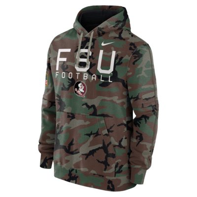 Florida State Seminoles Military Appreciation Club Men’s Nike College Pullover Hoodie