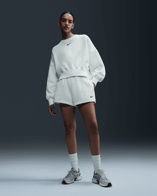 Женские шорты Nike Sportswear Phoenix Fleece High-Waisted Loose Shorts