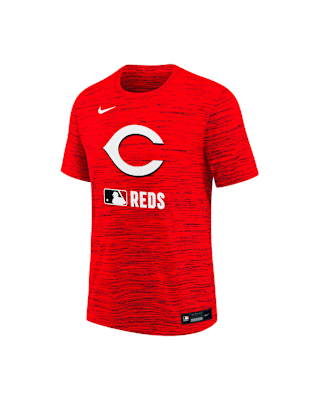 Детская футболка Cincinnati Reds Authentic Collection Velocity Big Kids’ Nike Dri-FIT MLB
