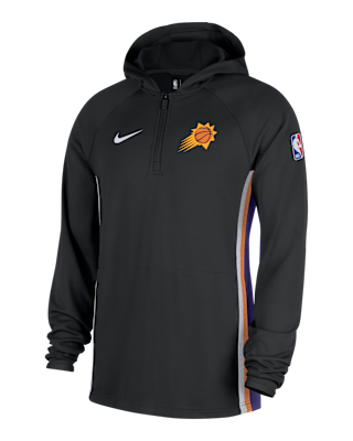 Мужское худи Phoenix Suns Zoned Nike Dri-FIT NBA 1/4-Zip Hoodie