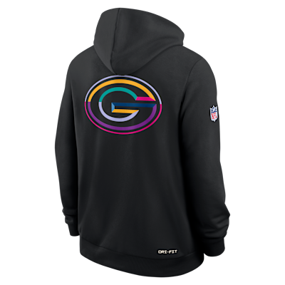 Green Bay Packers Crucial Catch Sideline Men's Nike Dri-FIT NFL Pullover Hoodie