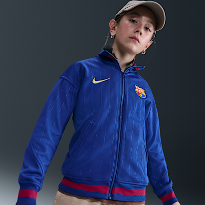 Giacca Anthem da calcio Nike Dri-FIT FC Barcelona Academy Pro per ragazzo/a – Home