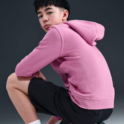 Sudadera con gorro de cierre completo para niño talla grande Nike Sportswear Club