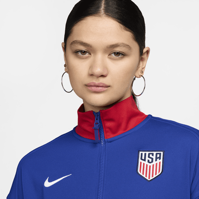 Chamarra de fútbol Nike Dri-FIT Anthem para mujer USMNT Academy Pro