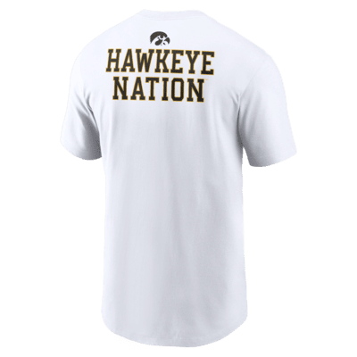 Playera universitaria Nike para hombre Iowa Hawkeyes Blitz