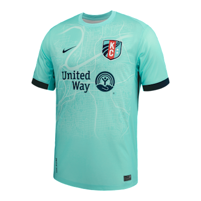 Debinha de Oliveira KC Current 2025 Stadium Away Men's Nike Dri-FIT NWSL Replica Jersey