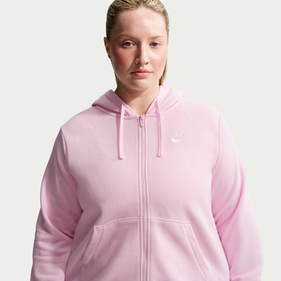 Nike Sportswear Club Fleece Women's Full-Zip Hoodie (Plus Size)