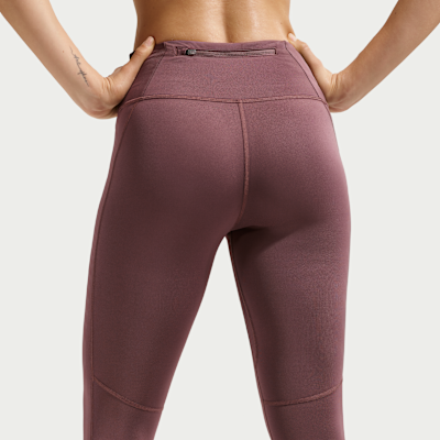 Leggings de correr de tiro alto de 7/8 para mujer Nike Tempo Swoosh Run