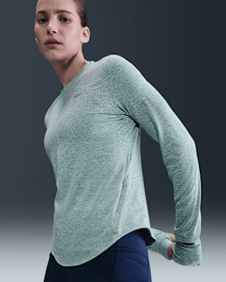 Женские  Nike Swift Dri-FIT UV Long-Sleeve Crew-Neck Top для бега