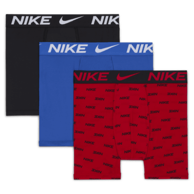 Ropa interior para niños talla grande (paquete de 3) Nike Dri-FIT Printed Essentials