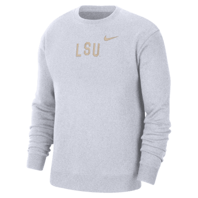 LSU Men's Nike College Crew-Neck Sweatshirt