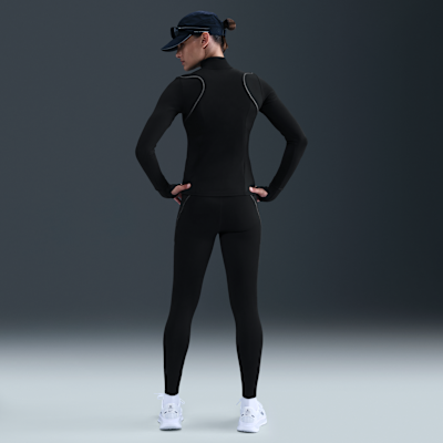Löpartröja Nike Swift Therma-FIT ADV med kvartslång dragkedja och reflekterande designdetaljer för kvinnor