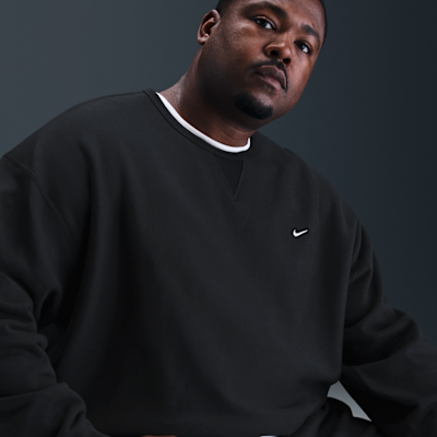 Nike Solo Swoosh Fleece-Rundhalsshirt für Herren