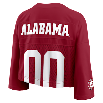 Alabama Jersey Women's Nike Dri-FIT College Cropped Top
