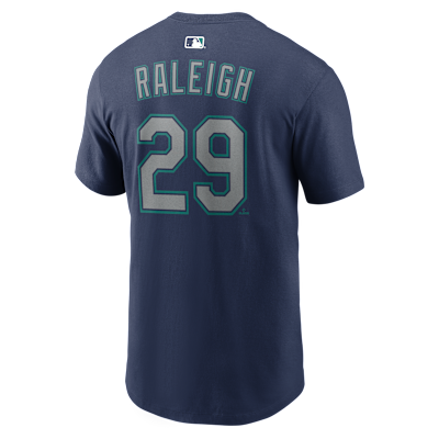 Cal Raleigh Seattle Mariners Men's Nike MLB T-Shirt