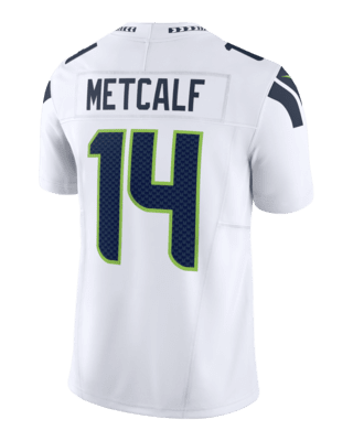 Men's Nike DK Metcalf Black Seattle Seahawks RFLCTV Limited Jersey