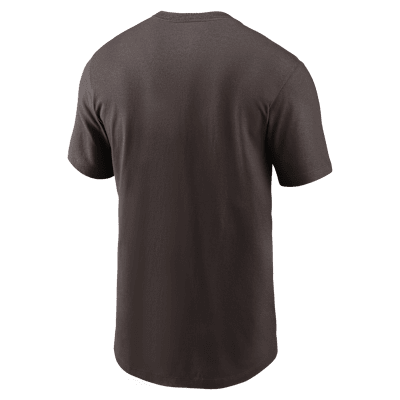 Playera Nike de la NFL para hombre Cleveland Browns Primetime Wordmark Essential