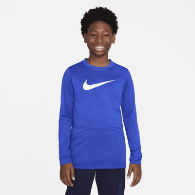 Nike Dri-FIT Legend Big Kids' (Boys') Long-Sleeve T-Shirt