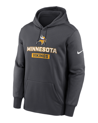 Мужское худи Minnesota Vikings Toss Sweep Men’s Nike Therma NFL Pullover Hoodie