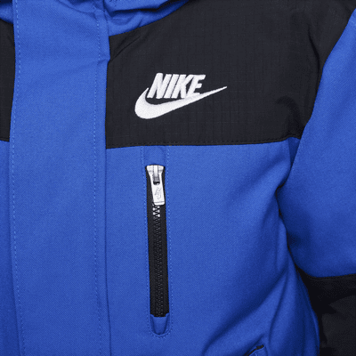 Chamarra de exterior para niños talla pequeña Nike