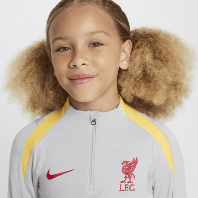 Liverpool FC Strike Derde Nike Dri-FIT voetbaltrainingstop voor kids